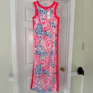 NWT Lilly Pulitzer Sadie Maxi Romper in Resort White: Sun Sea Sand!